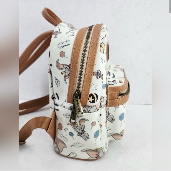 Loungefly Disney Dumbo Icon Print Mini Backpack - Picture 3 of 5